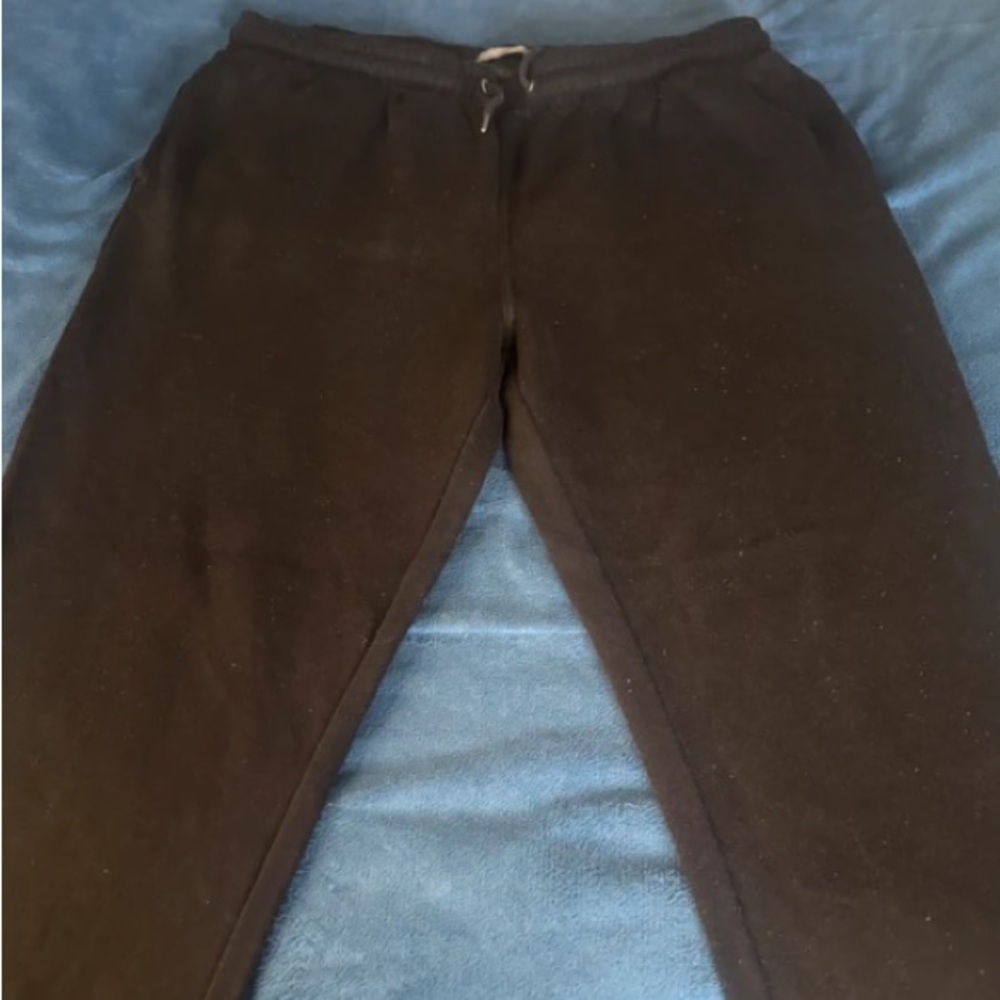 Men's Black Drawstring Sweatpants